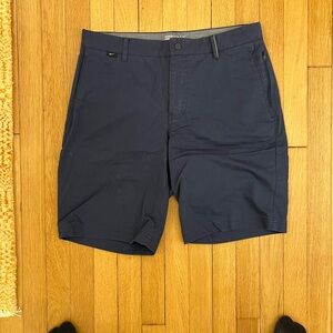 Nike Dark Blue Men's Flat Front Shorts